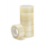 Clear Packaging Tape – Pack of 6 | Transparent Packing Tape