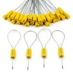 Barrel Seal Lock Wire with Yellow Plastic Caps – Tamper-Evident Steel Security Seal (40cm) - Image 3